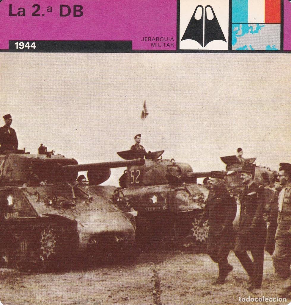 Cartes Postales: FICHA JERARQUIA MILITAR: LA 2 DB. 1944 - NULL