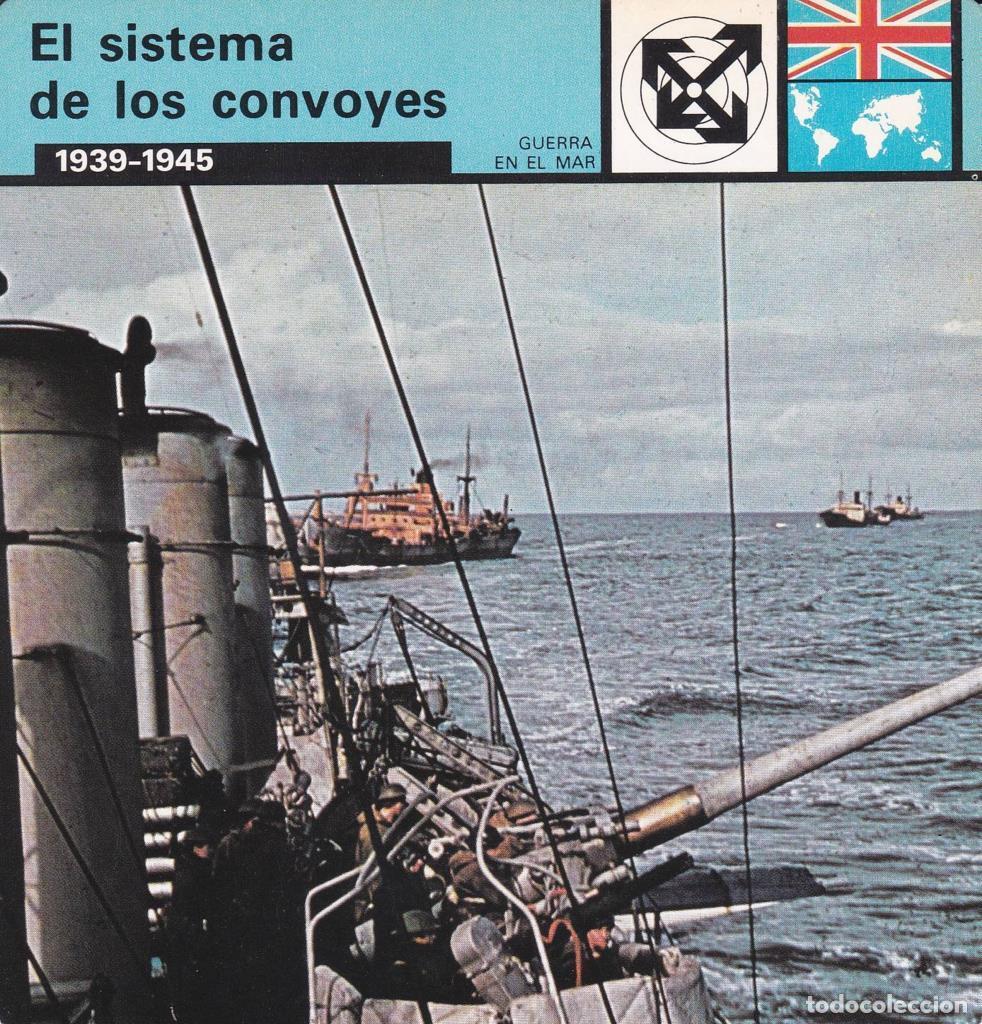Cartes Postales: FICHA GUERRA EN EL MAR: EL SISTEMA DE LOS CONVOYES. 1939-1945 - NULL