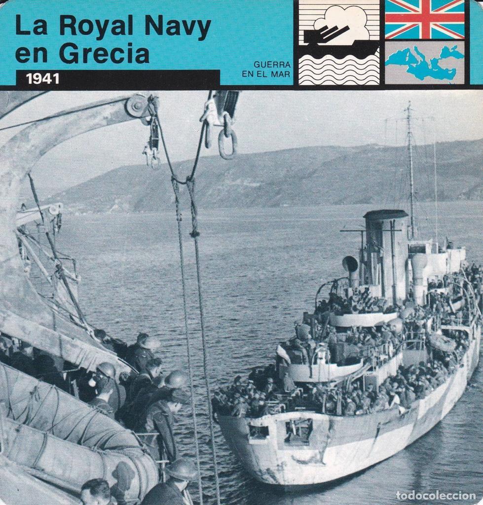 Cartes Postales: FICHA GUERRA EN EL MAR: LA ROYAL NAVY EN GRECIA. 1941 - NULL