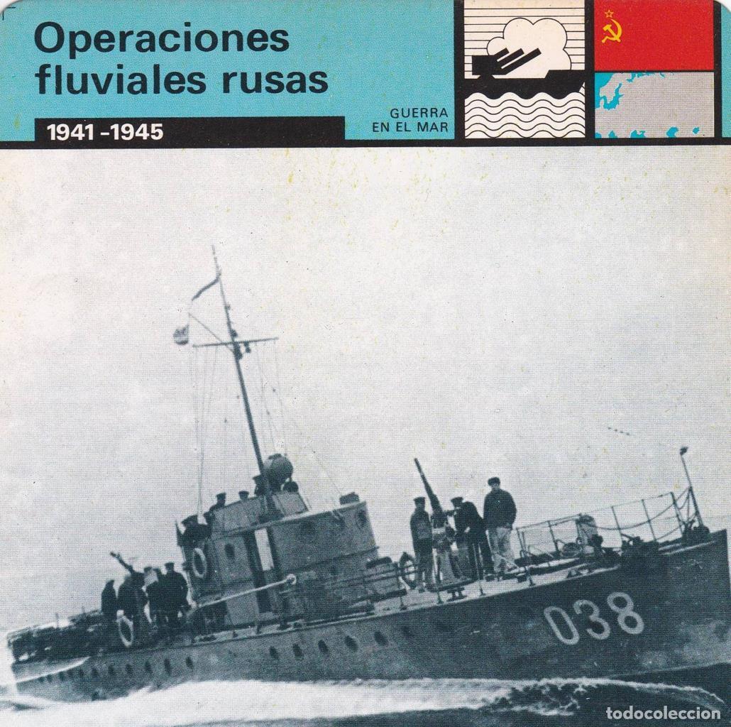 Cartes Postales: FICHA GUERRA EN EL MAR: OPERACIONES FLUVIALES RUSAS. 1941-1945 - NULL