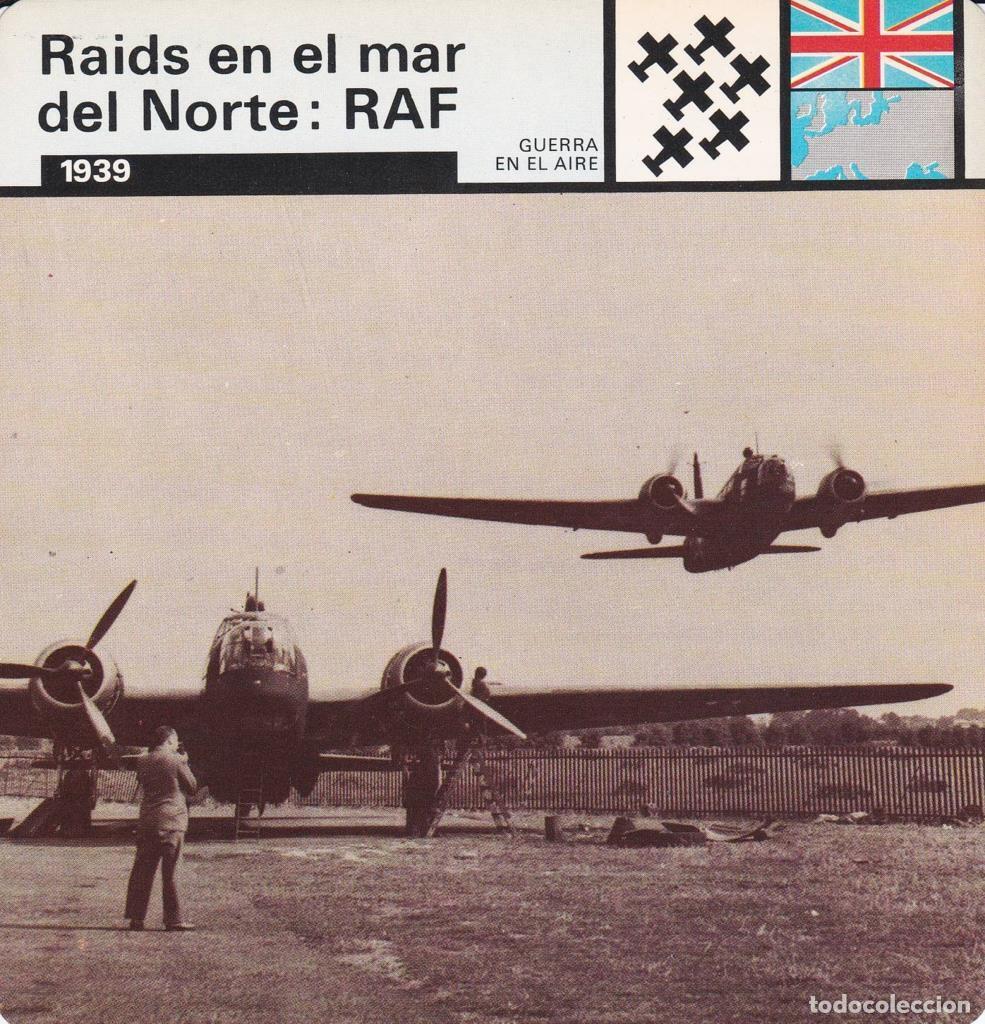 Postkarten: FICHA GUERRA EN EL AIRE: RAIDS EN EL MAR DEL NORTE: RAF. 1939 - NULL