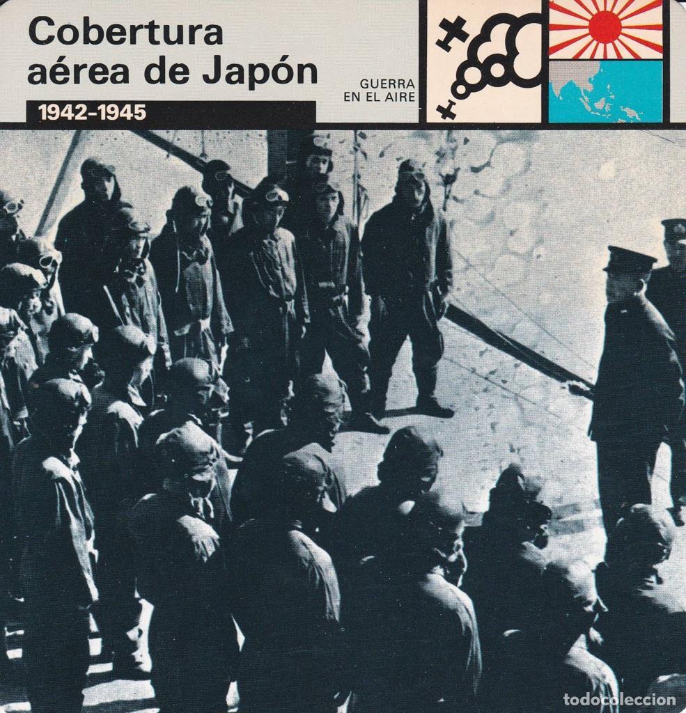 Postkarten: FICHA GUERRA EN EL AIRE: COBERTURA AEREA DE JAPON. 1942-1945 - NULL