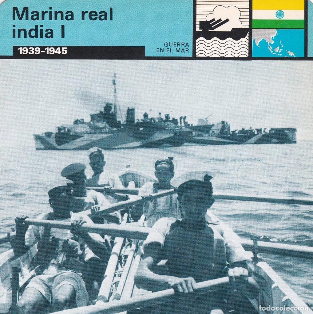Postkarten: FICHA GUERRA EN EL MAR: MARINA REAL INDIA I. 1939-1945 - NULL