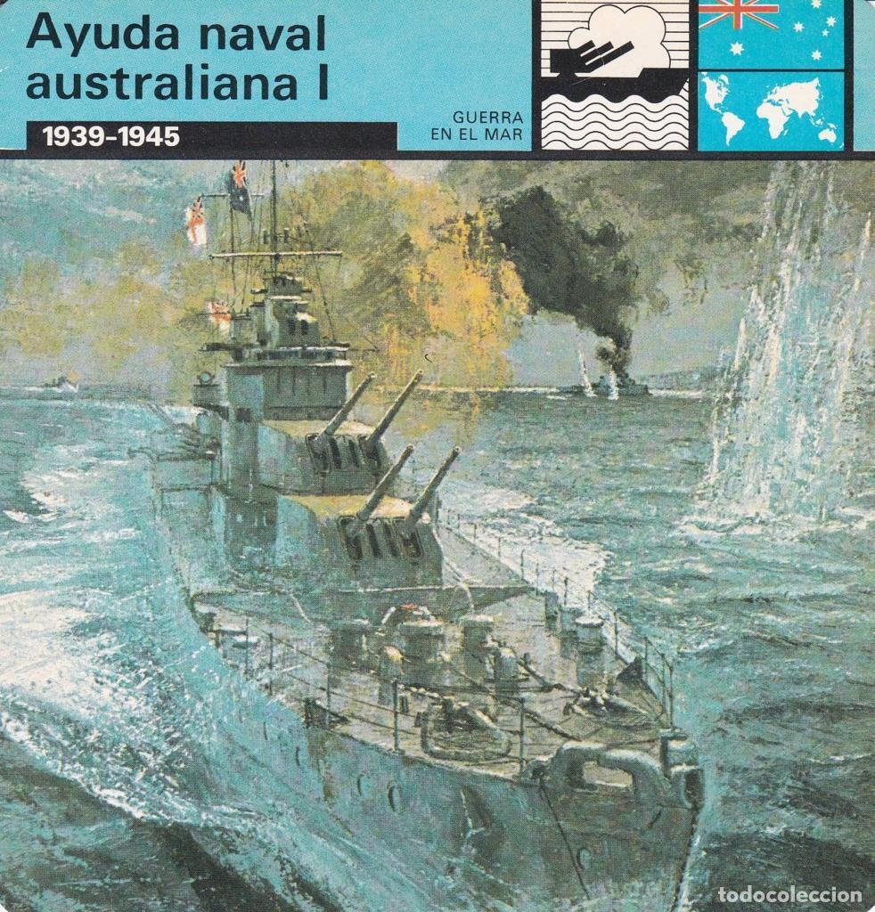 Postkarten: FICHA GUERRA EN EL MAR: AYUDA NAVAL AUSTRALIANA I. 1939-1945 - NULL