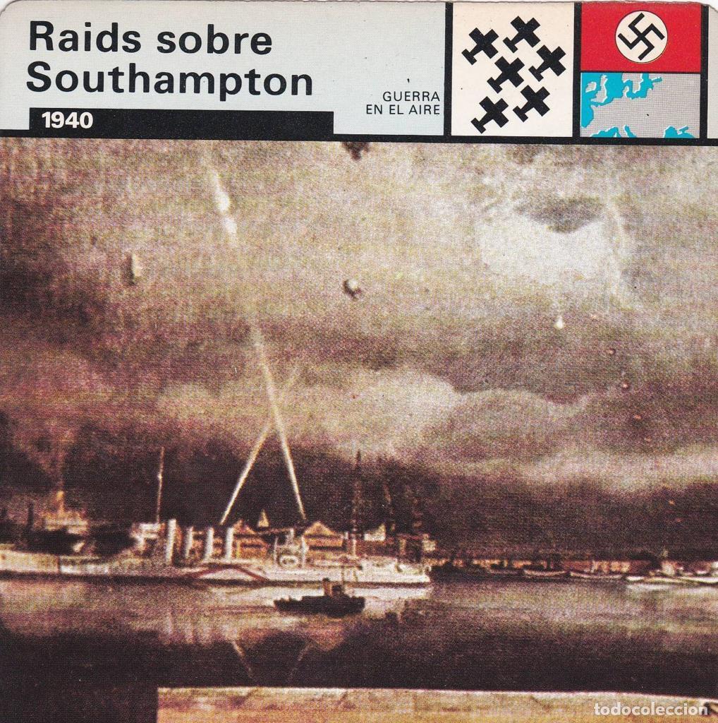 Postkarten: FICHA GUERRA EN EL AIRE: RAIDS DE SOUTHAMPTON. 1940 - NULL