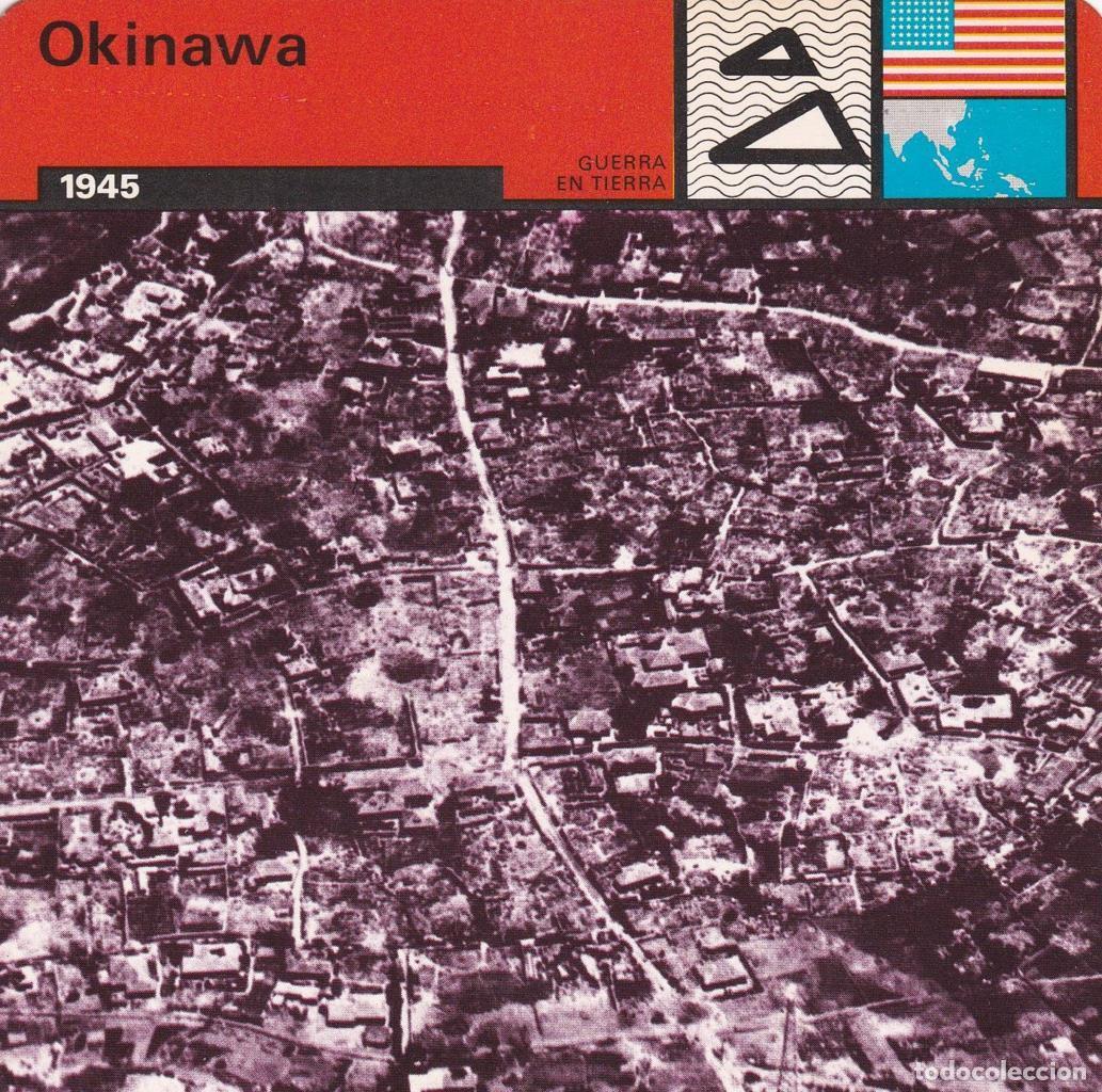 Postcards: FICHA GUERRA EN TIERRA: OKINAWA. 1945 - NULL