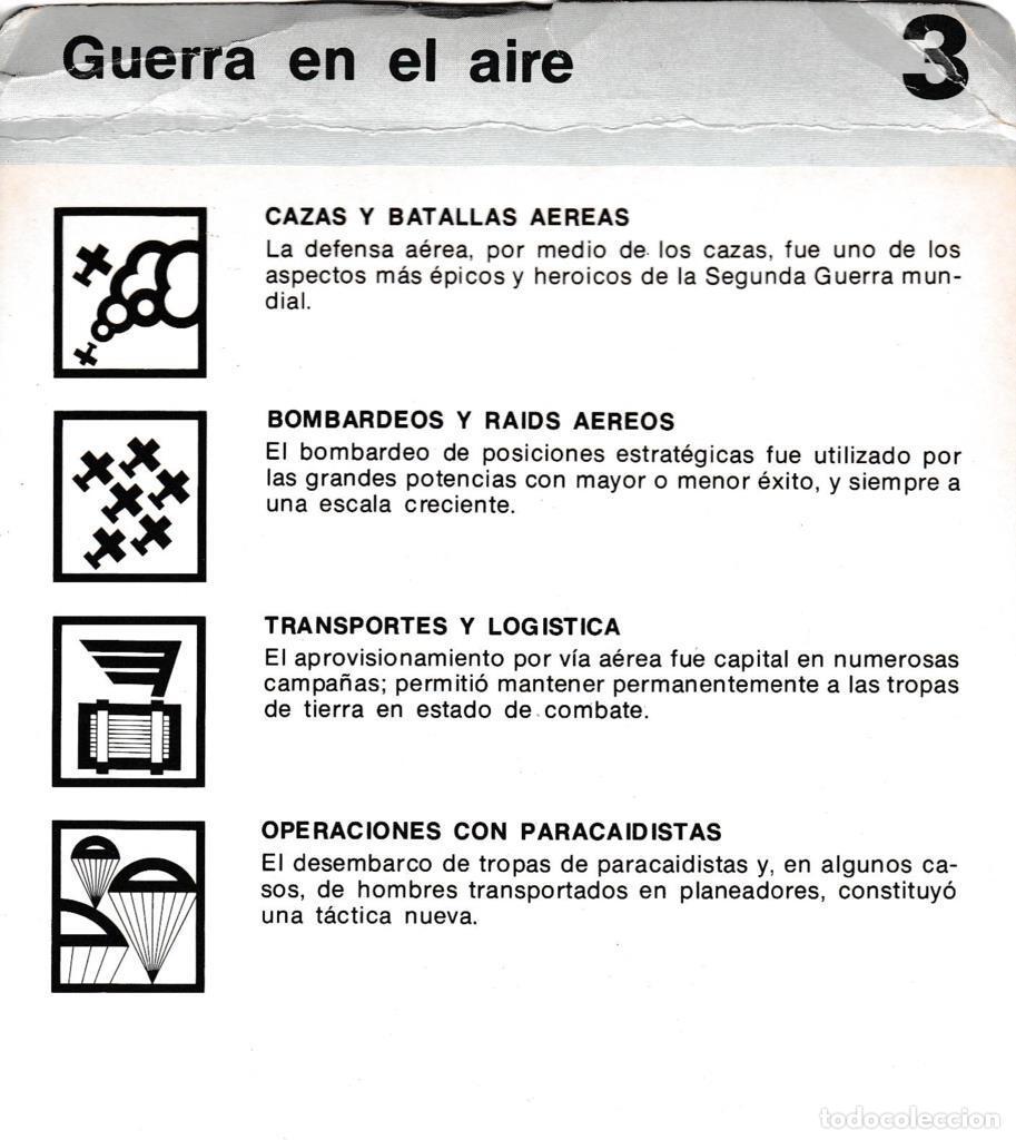 Postcards: FICHA GUERRA EN EL AIRE; CAZAS Y BATALLAS AEREAS; BOMBARDEOS Y RAIDS AEREOS; TRANSPORTES Y LOGISTICA