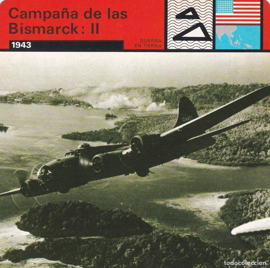 Postcards: FICHA GUERRA EN TIERRA: CAMPA&Ntilde;A DE LAS BISMARCK: II. 1943 - NULL