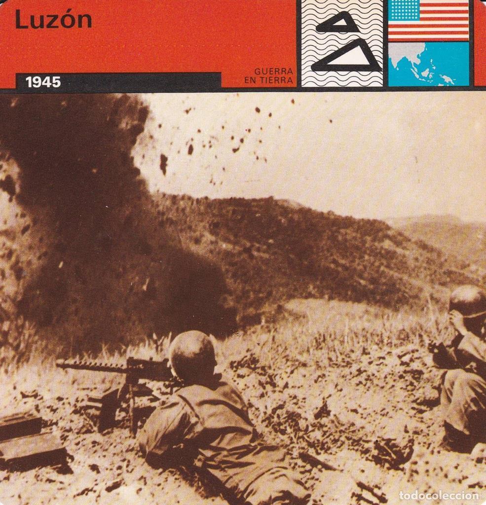 Cartoline: FICHA GUERRA EN TIERRA: LUZON. 1945 - NULL