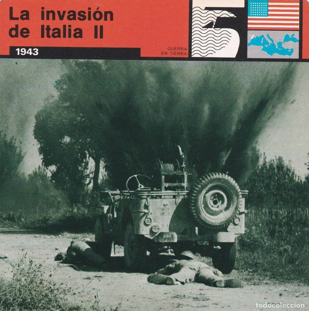 Cartoline: FICHA GUERRA EN TIERRA: LA INVASION DE ITALIA II. 1943 - NULL