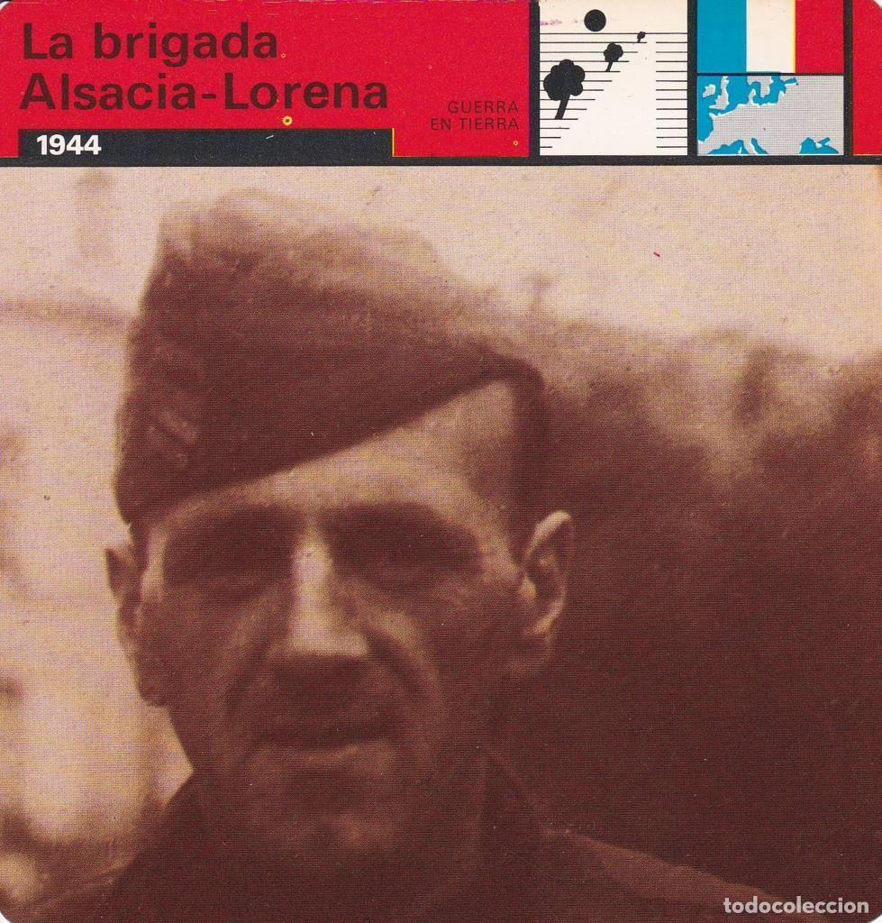 Cartoline: FICHA GUERRA EN TIERRA: LA BRIGADA DE ALSACIA-LORENA. 1944 - NULL