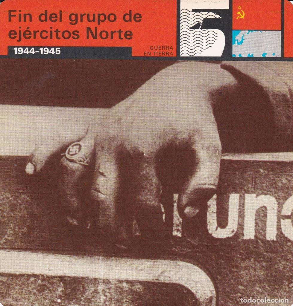 Cartoline: FICHA GUERRA EN TIERRA: FIN DEL GRUPO DE EJERCITOS NORTE. 1944-1945 - NULL