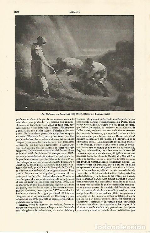 Cartes Postales: LAMINA ESPASA 23991: Gavilladores por Millet - Varios