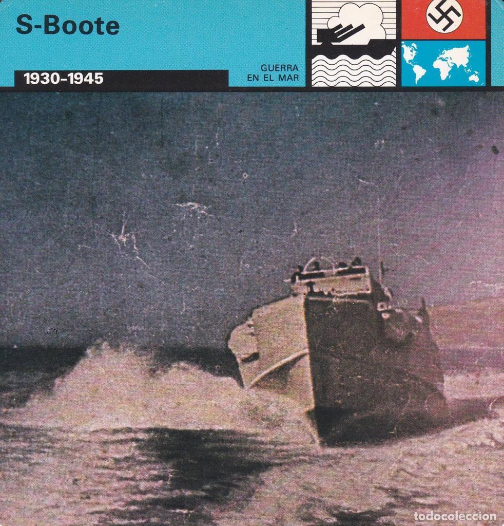 Cartoline: FICHA GUERRA EN EL MAR: S-BOOTE. 1930-1945 - NULL