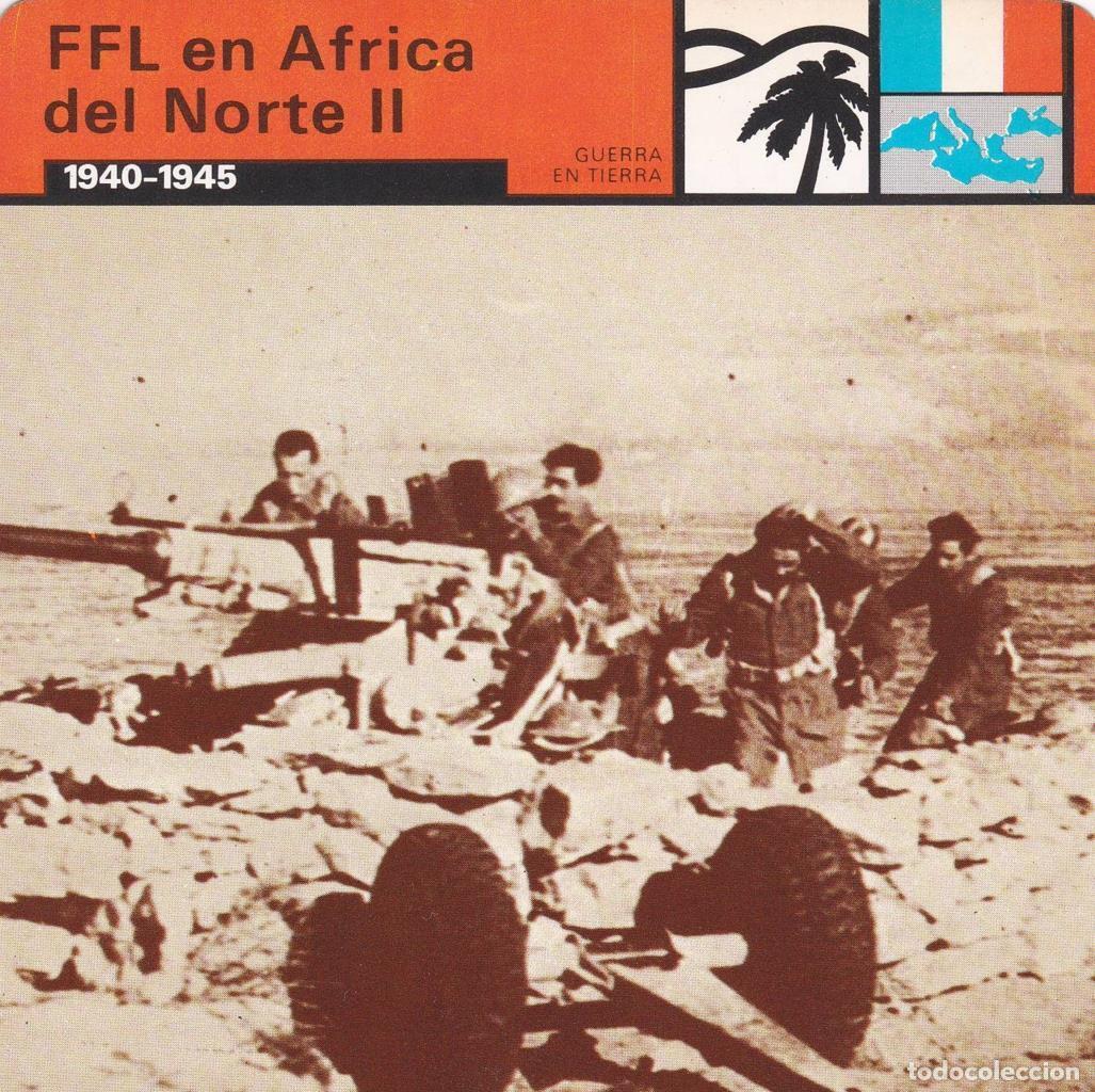 Cartoline: FICHA GUERRA EN TIERRA: FFL EN AFRICA DEL NORTE II. 1940-1945 - NULL