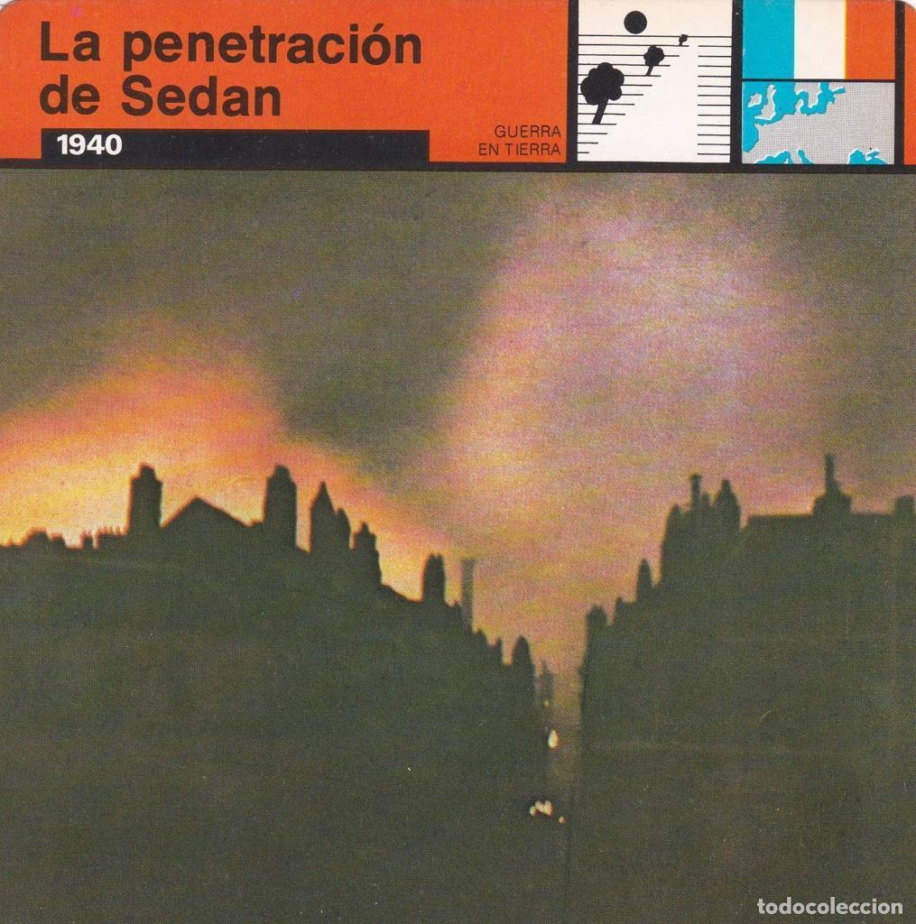 Cartes Postales: FICHA GUERRA EN TIERRA: LA PENETRACION DE SEDAN. 1940 - NULL