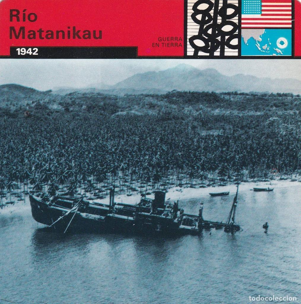Cartes Postales: FICHA GUERRA EN TIERRA: RIO MATANIKAU. 1942 - NULL