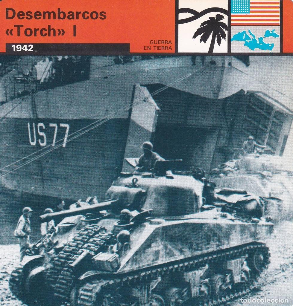 Postkarten: FICHA GUERRA EN TIERRA: DESEMBARCOS TORCH&rdquo; I. 1942&rdquo; - NULL