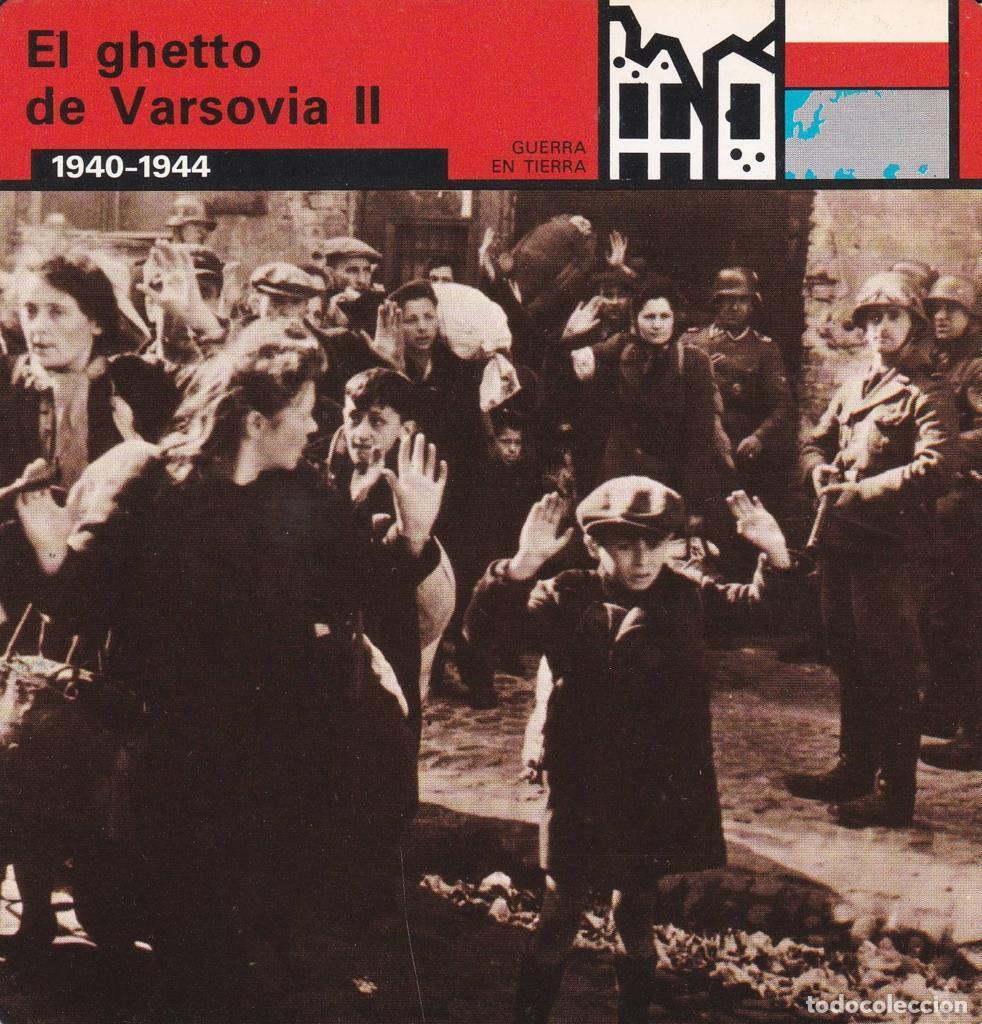 Postales: FICHA GUERRA EN TIERRA: EL GHETTO DE VARSOVIA II. 1940-1944 - NULL