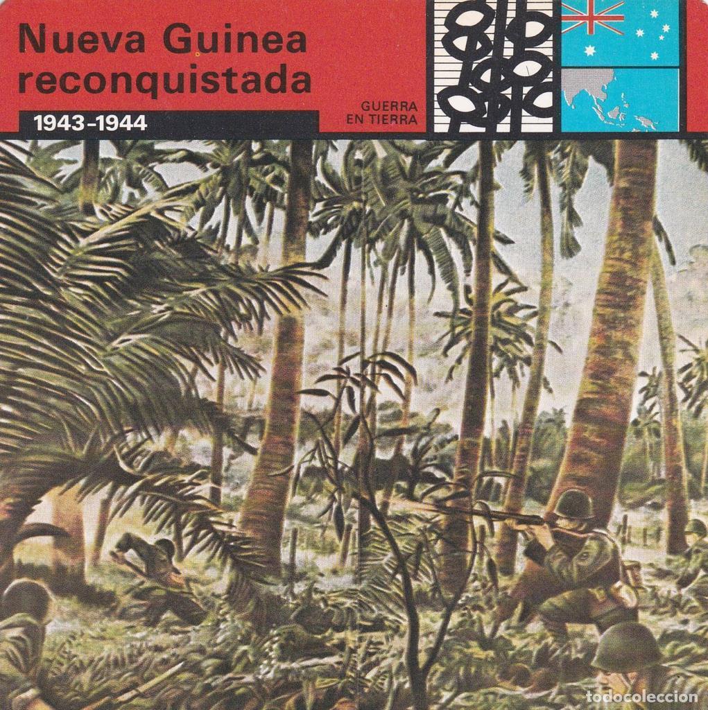 Postales: FICHA GUERRA EN TIERRA: NUEVA GUINEA RECONQUISTADA. 1943-1944 - NULL