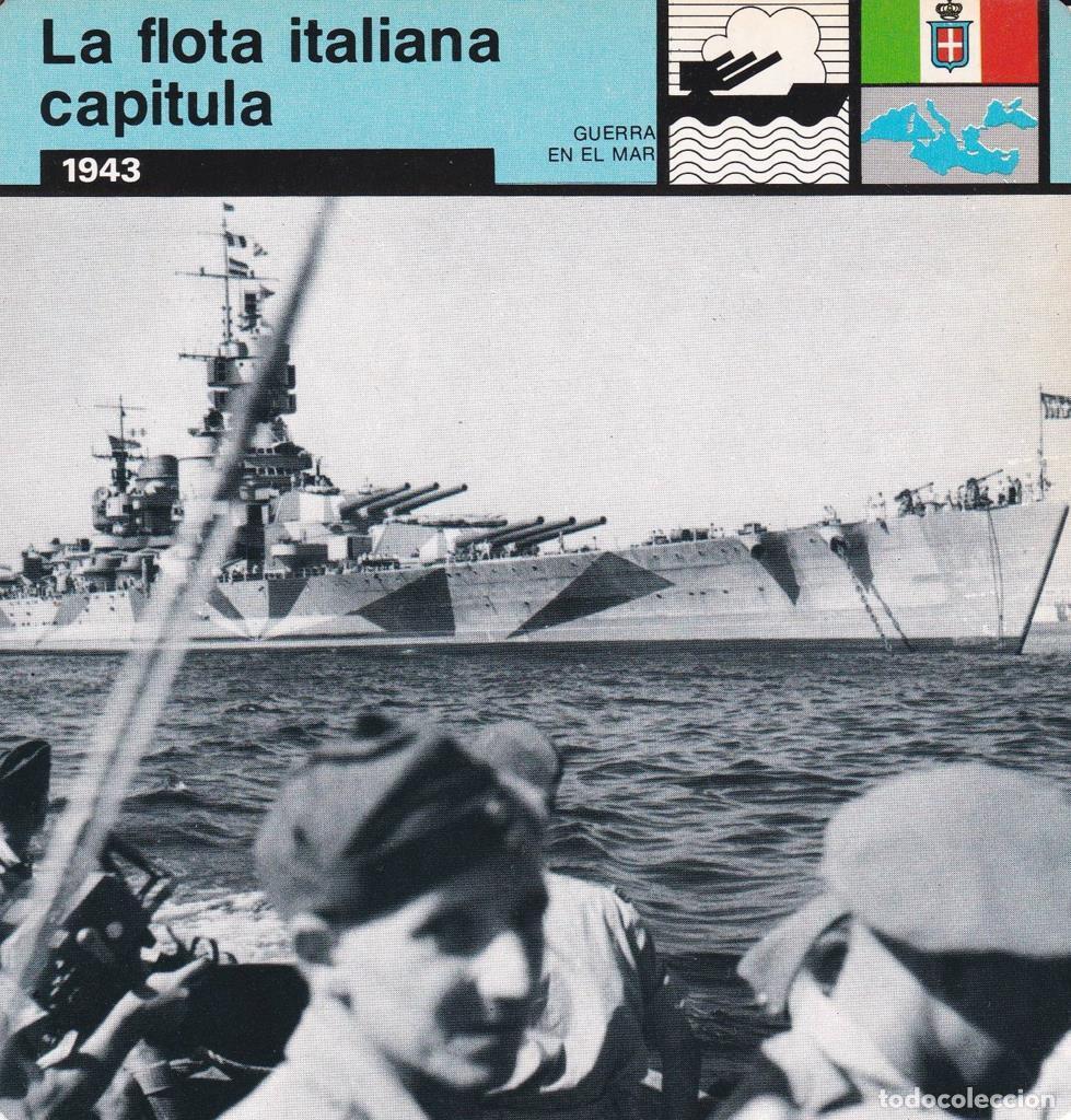 Cartoline: FICHA GUERRA EN EL MAR: LA FLOTA ITALIANA CAPITULA. 1943 - NULL