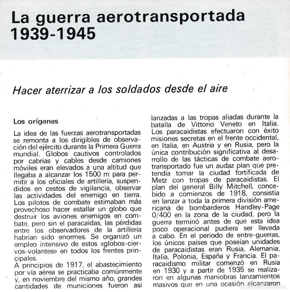 Cartes Postales: CRONOLOGIA: LA GUERRA AEROTRANSPORTADA 1939-1945. TRIPTICO - NULL