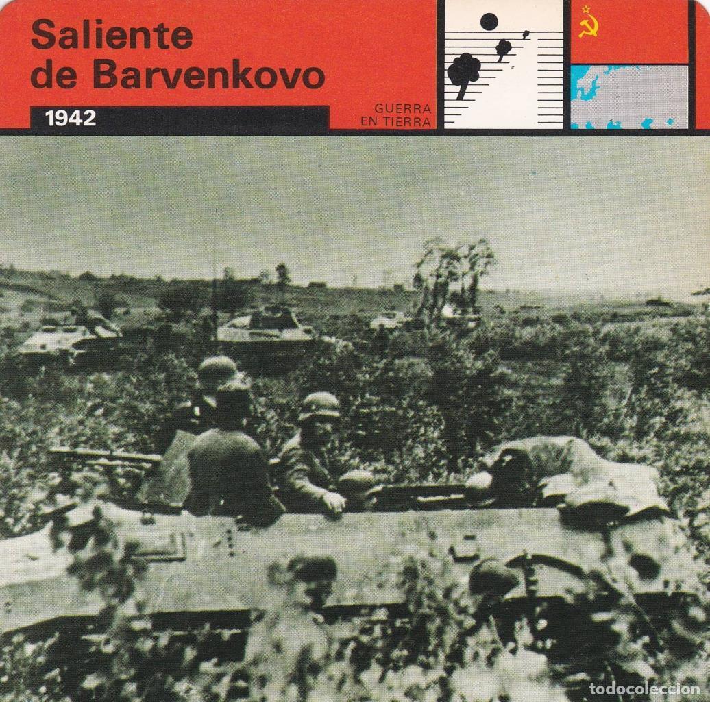 Cartes Postales: FICHA GUERRA EN TIERRA: SALIENTE DE BARVENKOVO. 1942 - NULL
