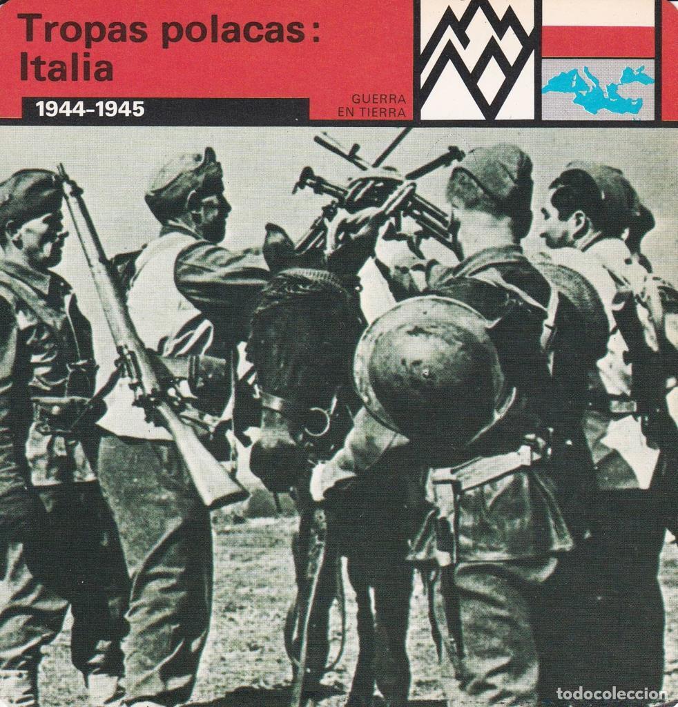 Cartes Postales: FICHA GUERRA EN TIERRA: TROPAS POLACAS: ITALIA. 1944-1945 - NULL