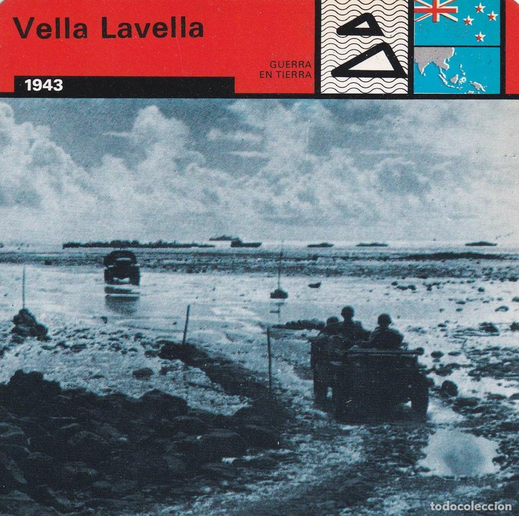 Cartes Postales: FICHA GUERRA EN TIERRA: VELLA LAVELLA. 1943 - NULL