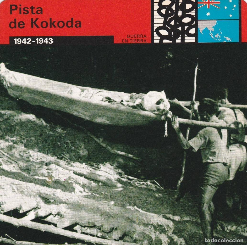 Cartes Postales: FICHA GUERRA EN TIERRA: PISTA DE KOKODA. 1942-1943 - NULL