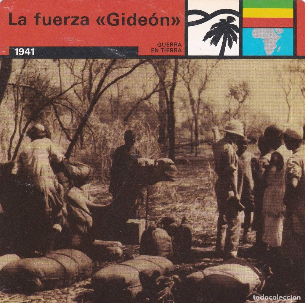 Cartes Postales: FICHA GUERRA EN TIERRA: LA FUERZA GIDEON&rdquo;. 1941&rdquo; - NULL