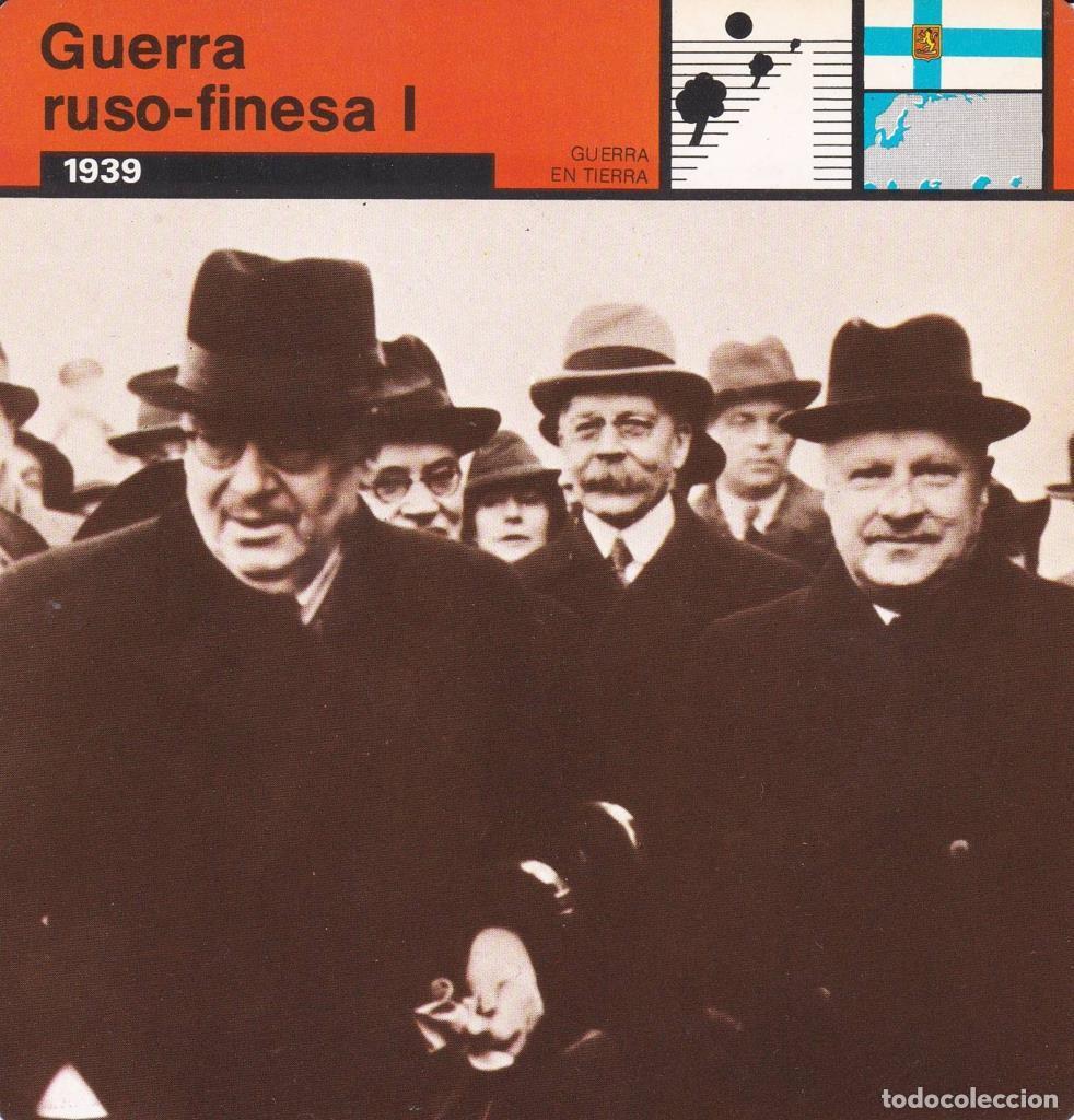 Cartes Postales: FICHA GUERRA EN TIERRA: GUERRA RUSO-FINESA I. 1939 - NULL