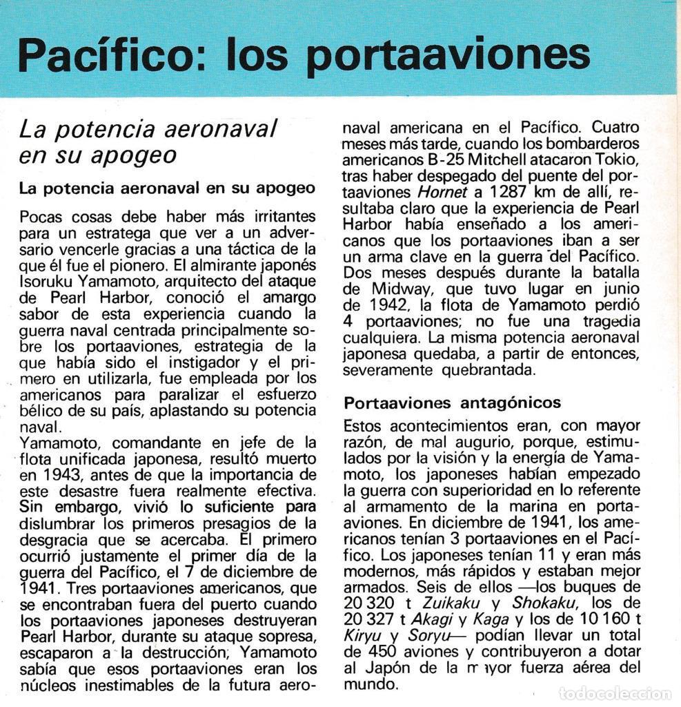 Cartes Postales: CRONOLOGIA: PACIFICO: LOS PORTAAVIONES. TRIPTICO - NULL