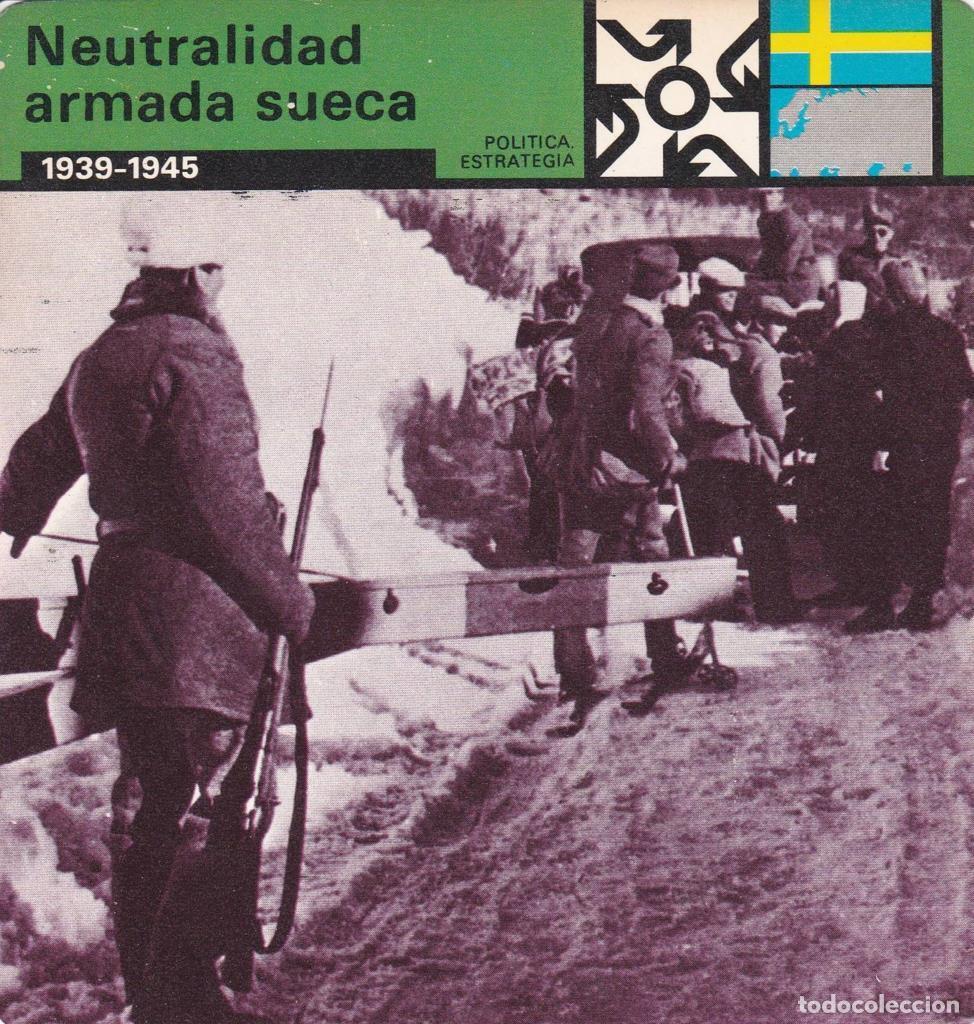 Postales: FICHA POLITICA, ESTRATEGIA: NEUTRALIDAD ARMADA SUECA. 1939-1945 - NULL