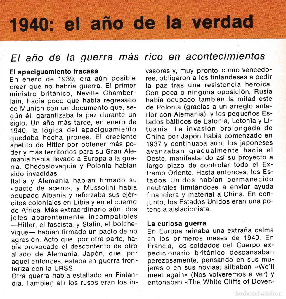 Cartes Postales: CRONOLOGIA: 1940: EL A&Ntilde;O DE LA VERDAD. TRIPTICO - NULL