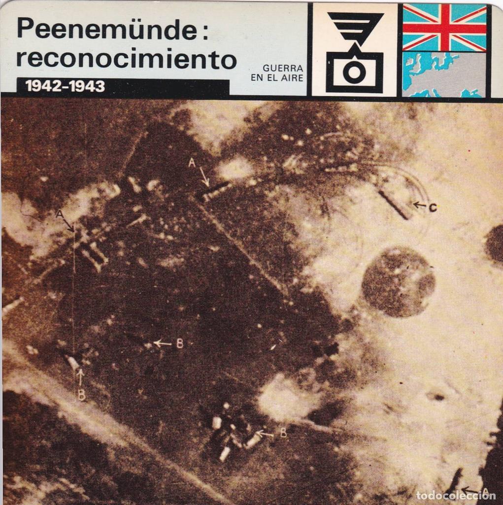 Cartes Postales: FICHA GUERRA EN EL AIRE: PEENEM&Uuml;NDE: RECONOCIMIENTO. 1942-1943 - NULL