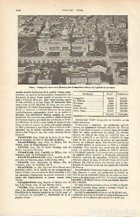 Postkarten: LAMINA ESPASA 25059: Fotografia aerea de La Habana - Varios