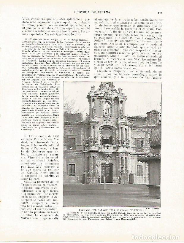 Postcards: LAMINA 9163: Fachada del Palacio de San Telmo en Sevilla - Manuel Rodriguez Codola