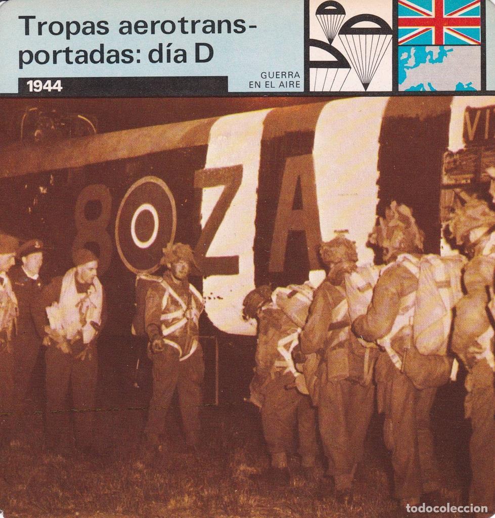 Cartes Postales: FICHA GUERRA EN EL AIRE: TROPAS AEROTRANSPORTADAS: DIA D. 1944 - NULL