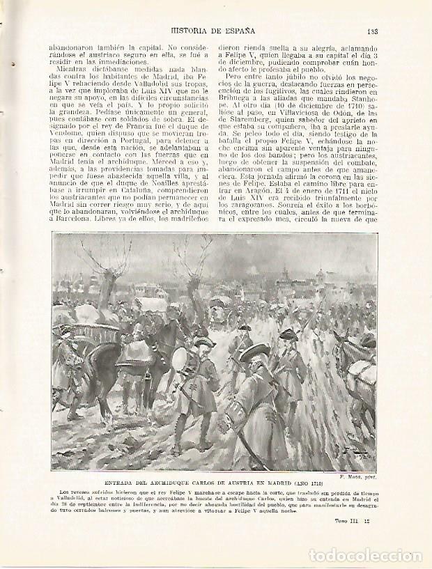 Postales: LAMINA 9173: Entrada del Archiduque Carlos de Austria en Madrid en 1710 - Manuel Rodriguez Codola