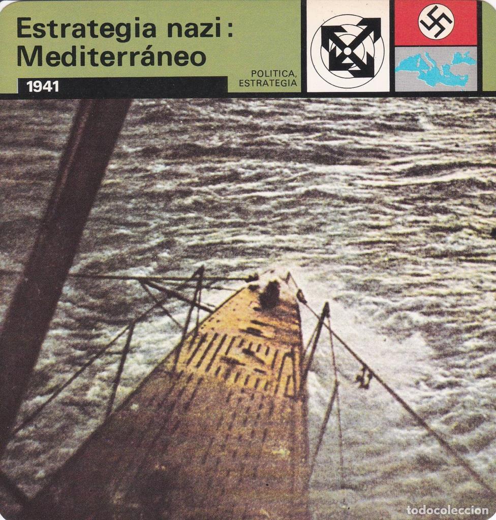 Cartes Postales: FICHA POLITICA, ESTRATEGIA: ESTRATEGIA NAZI: MEDITERRANEO. 1941 - NULL