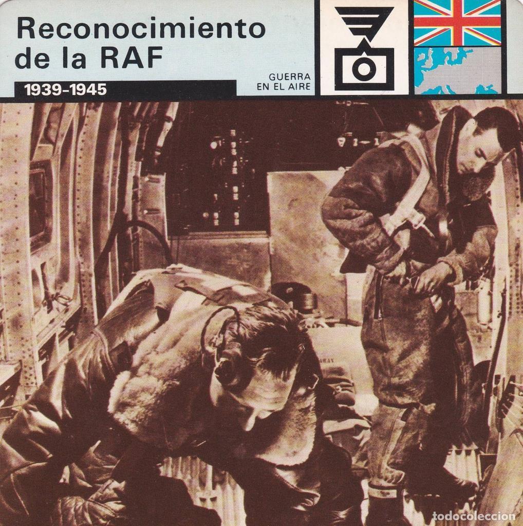 Cartes Postales: FICHA GUERRA EN EL AIRE: RECONOCIMIENTO DE LA RAF. 1939-1945 - NULL