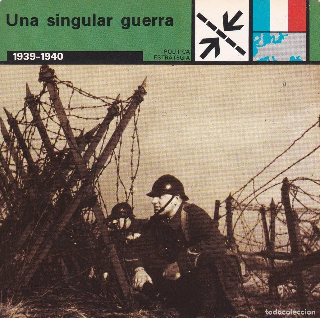 Cartes Postales: FICHA POLITICA, ESTRATEGIA: UNA SINGULAR GUERRA. 1939-1940 - NULL