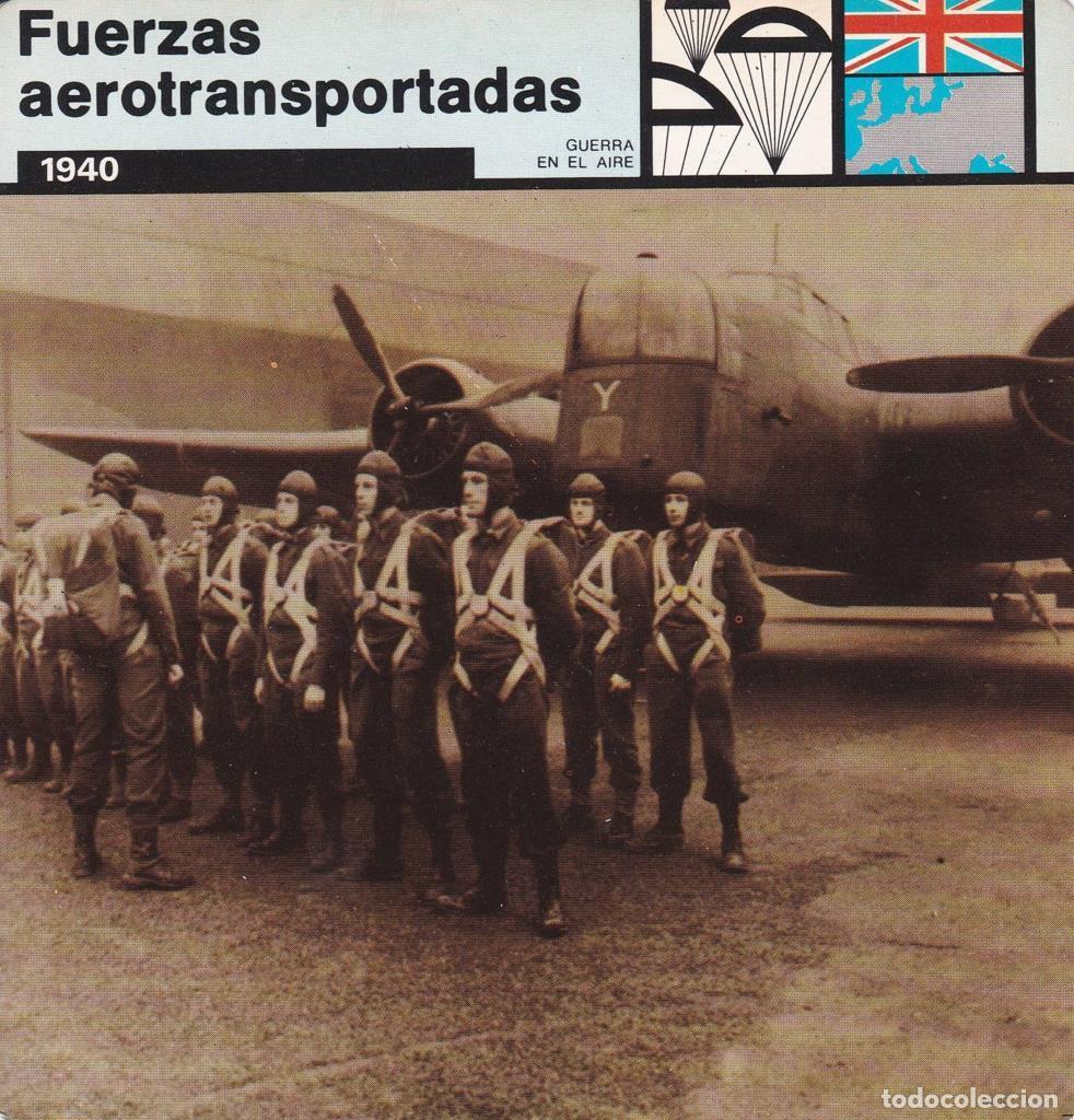 Cartes Postales: FICHA GUERRA EN EL AIRE: FUERZAS AEROTRANSPORTADAS. 1940 - NULL