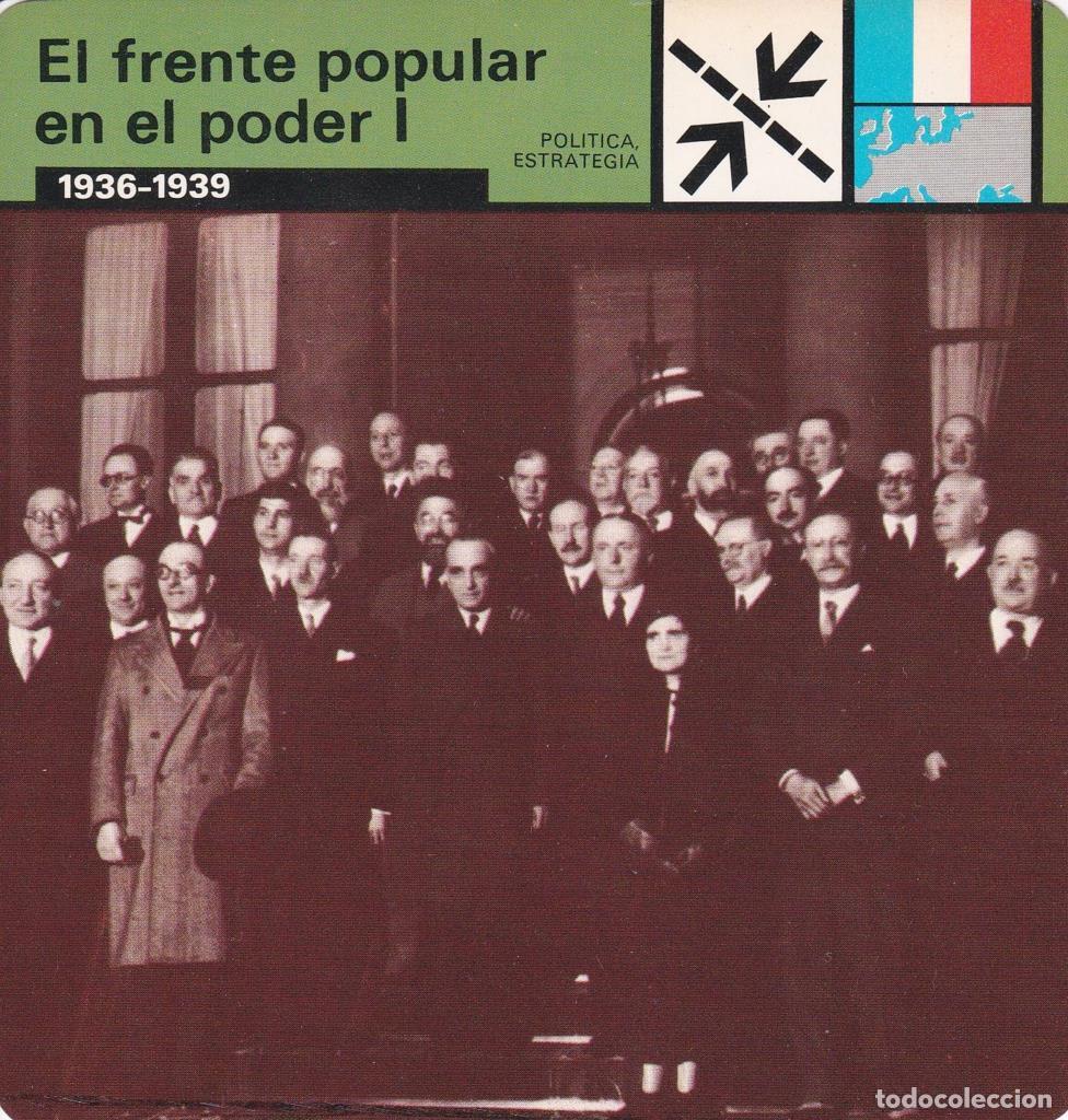 Cartes Postales: FICHA POLITICA, ESTRATEGIA: EL FRENTE POPULAR EN EL PODER I. 1936-1939 - NULL