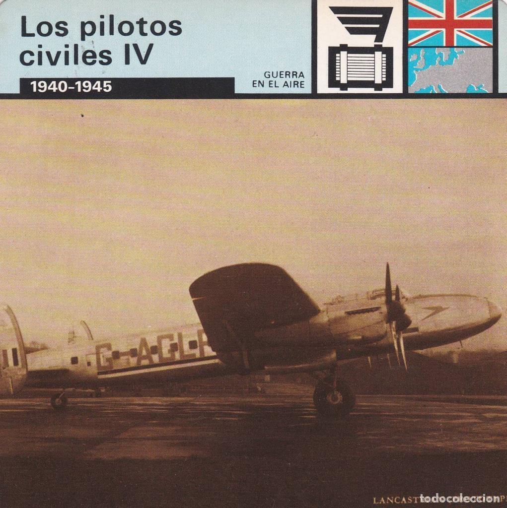 Cartes Postales: FICHA GUERRA EN EL AIRE: LOS PILOTOS CIVILES IV. 1940-1945 - NULL