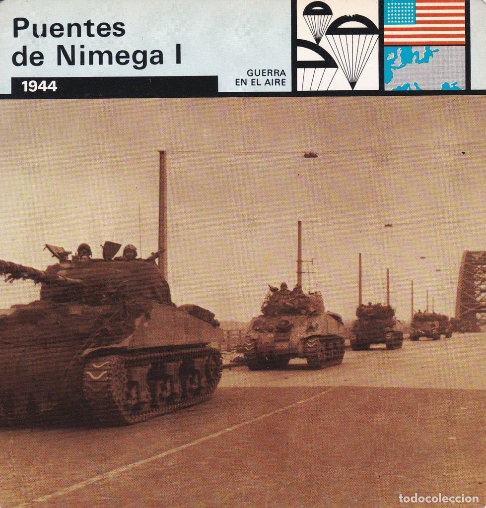 Cartes Postales: FICHA GUERRA EN EL AIRE: PUENTES DE NIMEGA I. 1944 - NULL