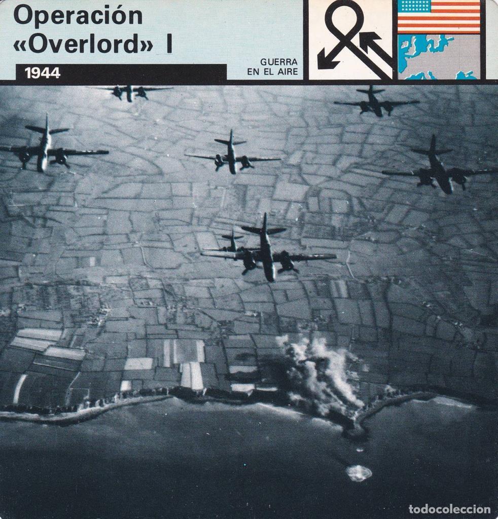 Cartes Postales: FICHA GUERRA EN EL AIRE: OPERACI&Oacute;N OVERLORD&rdquo; I. 1944&rdquo; - NULL