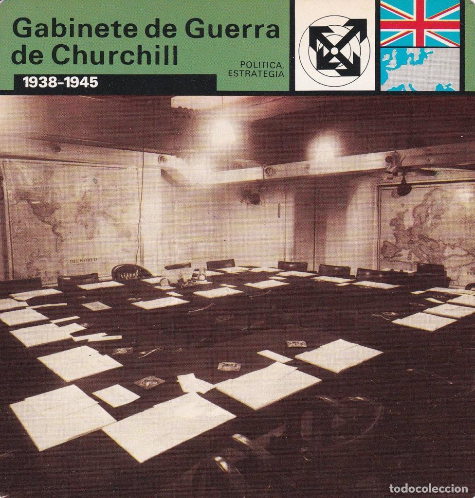 Cartes Postales: FICHA POLITICA, ESTRATEGIA: GABINETE DE GUERRA DE CHURCHILL. 1938-1945 - NULL