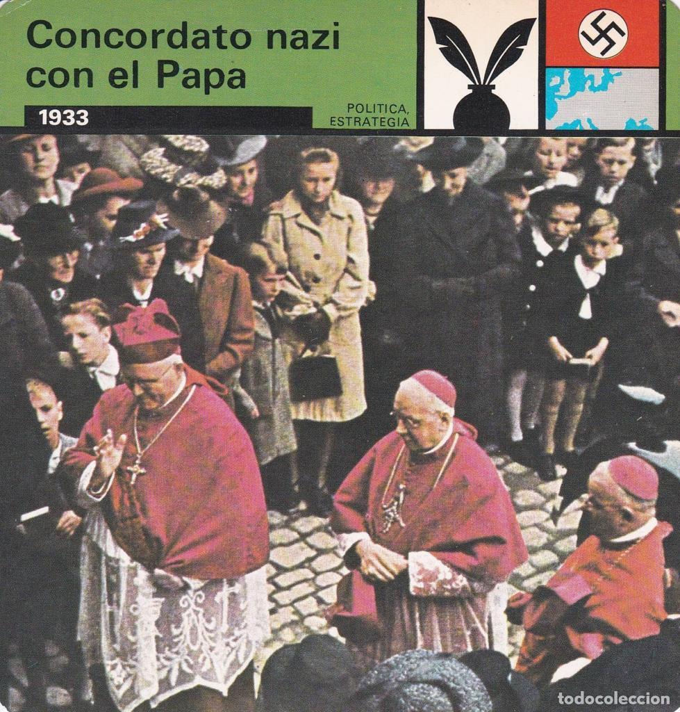 Cartes Postales: FICHA POLITICA, ESTRATEGIA: CONCORDATO NAZI CON EL PAPA. 1933 - NULL